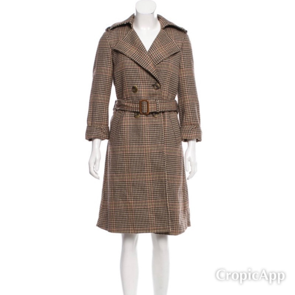 3.1 Philip Lim Double Breast Checked Wool Coat